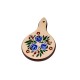 Tocator de lemn decorativ „Blue”