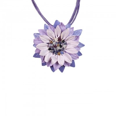 Colier handmade cu cristale model 24