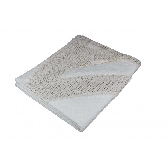 Față de masă crem dreptunghiulară 75 x 45 cm Față de masă crem dreptunghiulară 75 x 45 cm