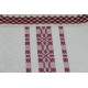 Față de masă crem cu inserție roșie și dantelă crem cu roșu 100 x 100 cm Față de masă crem cu inserție roșie și dantelă crem cu roșu 100 x 100 cm