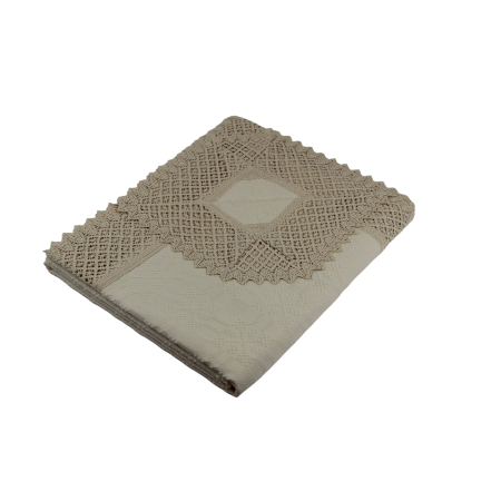 Față de masă crem dreptunghiulară 300 x 160 cm Față de masă crem dreptunghiulară 300 x 160 cm