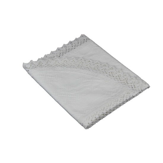 Față de masă albă ovală 75 x 45 cm Față de masă albă ovală 75 x 45 cm