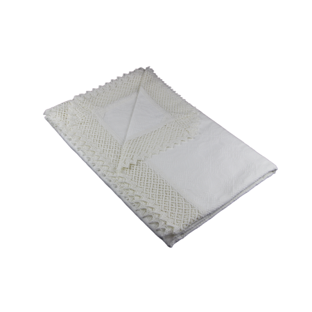 Față de masă albă pătrată 200 x 200 cm Față de masă albă pătrată 200 x 200 cm