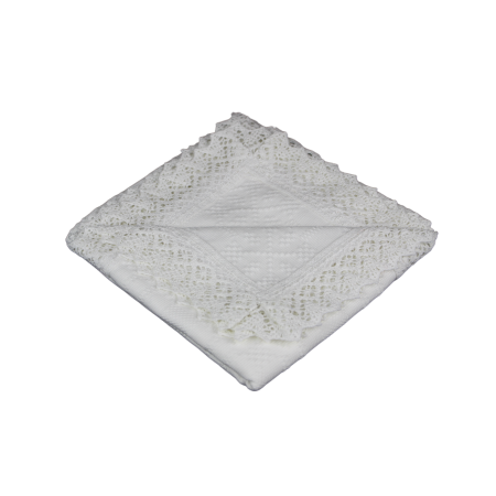 Față de masă albă pătrată 75 x 75 cm Față de masă albă pătrată 75 x 75 cm