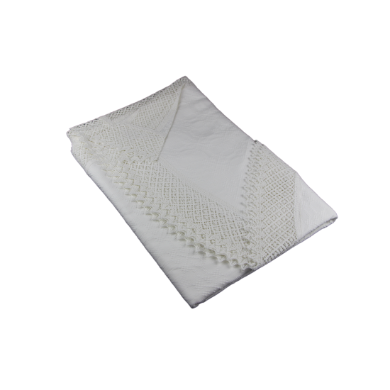 Față de masă albă rotundă 200 x 200 cm Față de masă albă rotundă 200 x 200 cm