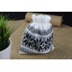 Trăistuță cu șnur 20 x 18 cm model Sibiana 1 Trăistuță cu șnur 20 x 18 cm model Sibiana 1