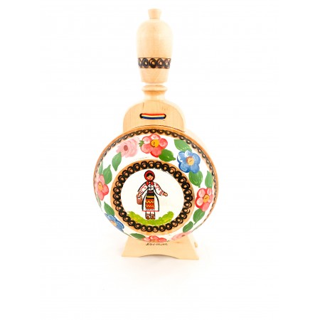 Plosca din lem pictata