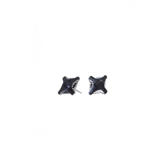 Cercei Fancy Stones Graphite Light Chorme Zf.14x12mm Model 199