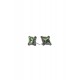 Cercei Fancy Stones Peridot Scarabaesu Green Zf 14x10mm