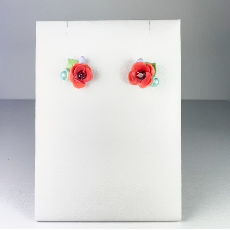 Cercei Handmade Cu Cristale, Model 263 Cercei Handmade Cu Cristale, Model 263