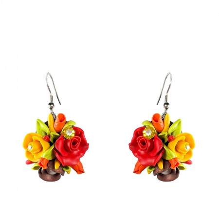 Cercei Handmade Cu Cristale, Model 277