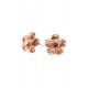 Cercei Round Stones Chaton Flower Ss24, Model 346