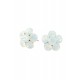 Cercei Round Stones Chaton Flower Ss24, Model 347