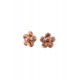 Cercei Round Stones Chaton Flower Ss29, Model 325