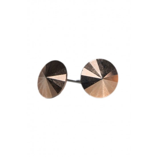 Cercei Round Stones Chaton Rivoli 10mm, Model 25 Cercei Round Stones Chaton Rivoli 10mm, Model 25