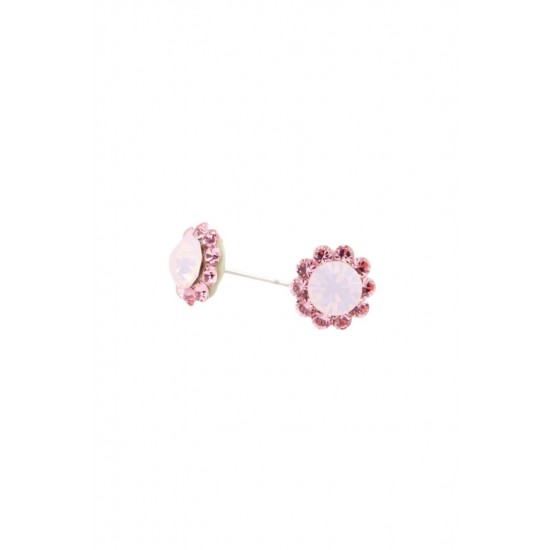 Cercei Round Stones Chaton Ss34/pp21, Model 200
