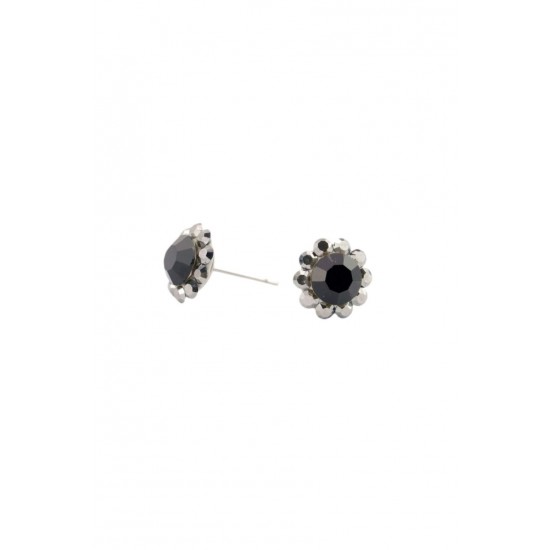 Cercei Round Stones Chaton Ss34/pp21, Model 202