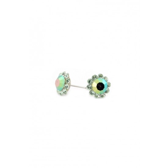 Cercei Round Stones Chaton Ss34/pp21, Model 212