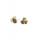 Cercei Round Stones Chaton Tripple 10mm, Model 323