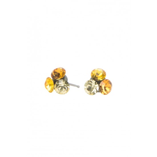 Cercei Round Stones Chaton Tripple Ss19, Model 174 Cercei Round Stones Chaton Tripple Ss19, Model 174
