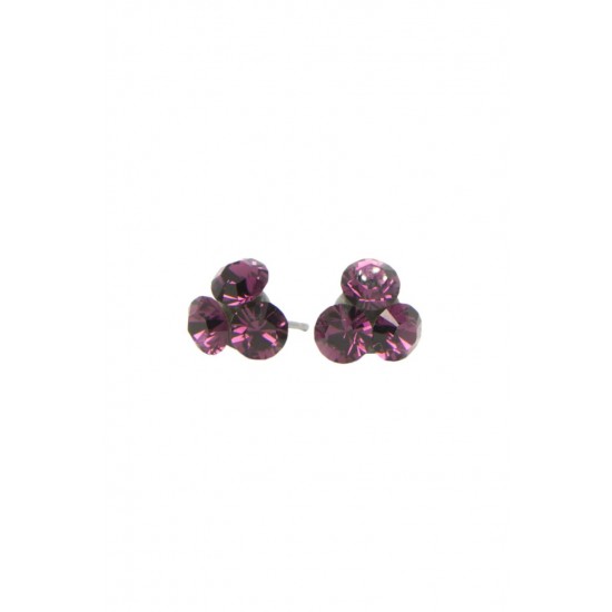 Cercei Round Stones Chaton Tripple Ss19, Model 187 Cercei Round Stones Chaton Tripple Ss19, Model 187