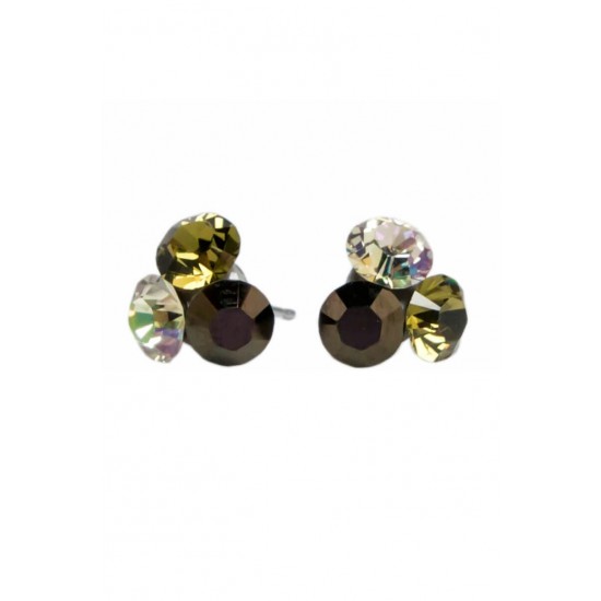 Cercei Round Stones Chaton Tripple Ss24, Model 78 Cercei Round Stones Chaton Tripple Ss24, Model 78
