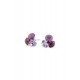 Cercei Round Stones Chaton Tripple Ss29, Model 229