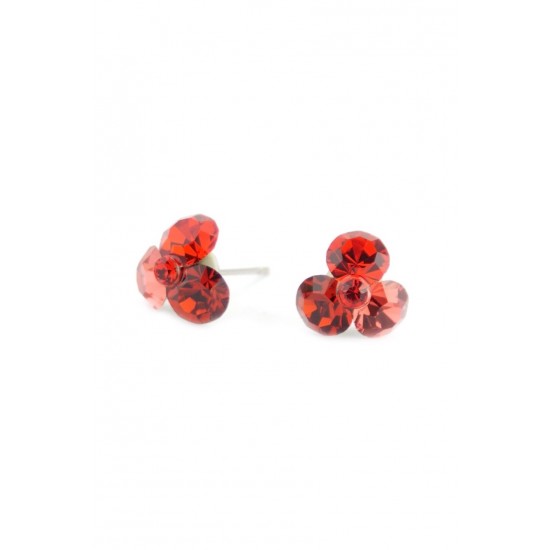 Cercei Round Stones Chaton Tripple Ss29, Model 231