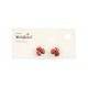 Cercei Round Stones Chaton Tripple Ss29, Model 231