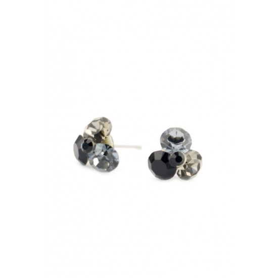 Cercei Round Stones Chaton Tripple Ss29, Model 232