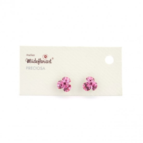 Cercei Round Stones Chaton Tripple Ss29, Model 237