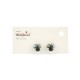 Cercei Round Stones Chaton Tripple Ss29, Model 238