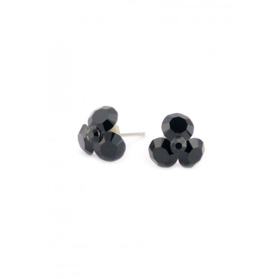 Cercei Round Stones Chaton Tripple Ss29, Model 246