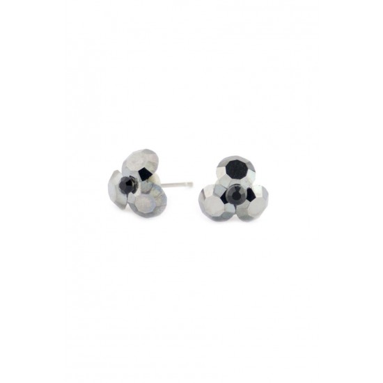 Cercei Round Stones Chaton Tripple Ss29, Model 248