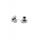 Cercei Round Stones Chaton Tripple Ss29, Model 248