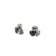 Cercei Round Stones Chaton Tripple Ss29, Model 257