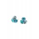 Cercei Round Stones Chaton Tripple Ss29, Model 259