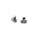 Cercei Round Stones Chaton Tripple Ss29, Model 264