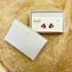 Cercei Round Stones Chaton Tripple Ss29, Model 266