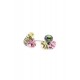 Cercei Round Stones Chaton Tripple Ss29, Model 268