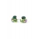Cercei Round Stones Chaton Tripple Ss29, Model 377