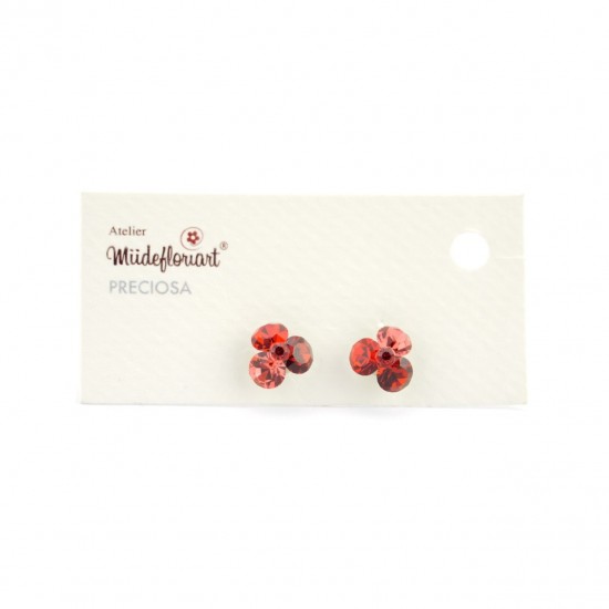 Cercei Round Stones Chaton Tripple Ss29, Model 380