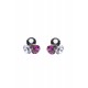 Cercei Round Stones Chaton Tripple Ss29, Model 391