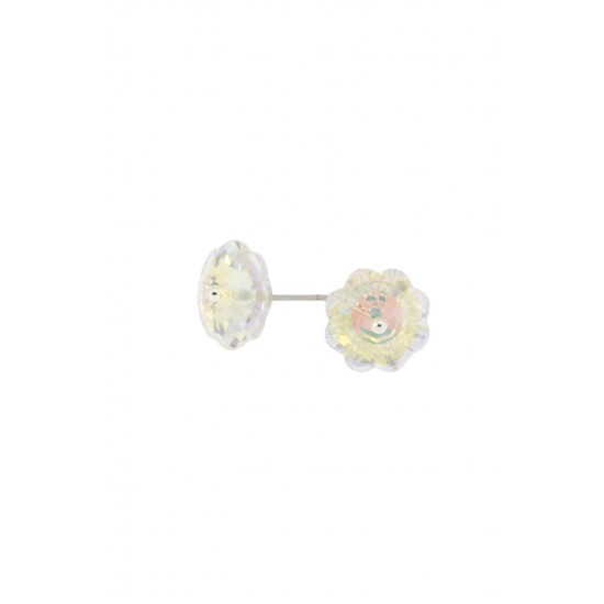 Cercei Round Stones Loch Flower 10mm, Model 366
