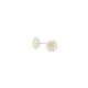 Cercei Round Stones Loch Flower 8mm, Model 367