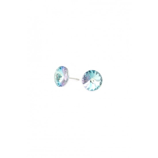 Cercei Round Stones Rivoli 12mm, Model 201 Cercei Round Stones Rivoli 12mm, Model 201