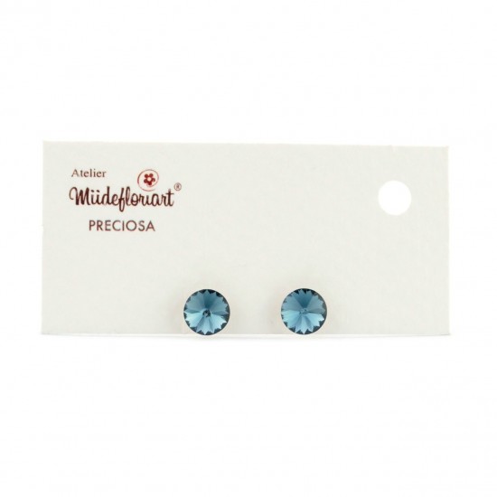 Cercei Round Stones Rivoli Ss39, Model 298 Cercei Round Stones Rivoli Ss39, Model 298