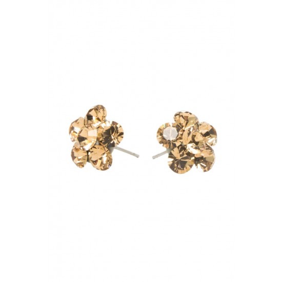 Cercei Round Stones Ss24, Miidefloriart, Model 105 Cercei Round Stones Ss24, Miidefloriart, Model 105