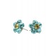 Cercei Round Stones Ss24, Miidefloriart, Model 108 Cercei Round Stones Ss24, Miidefloriart, Model 108