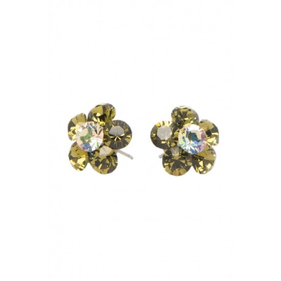 Cercei Round Stones Ss24, Miidefloriart, Model 141 Cercei Round Stones Ss24, Miidefloriart, Model 141